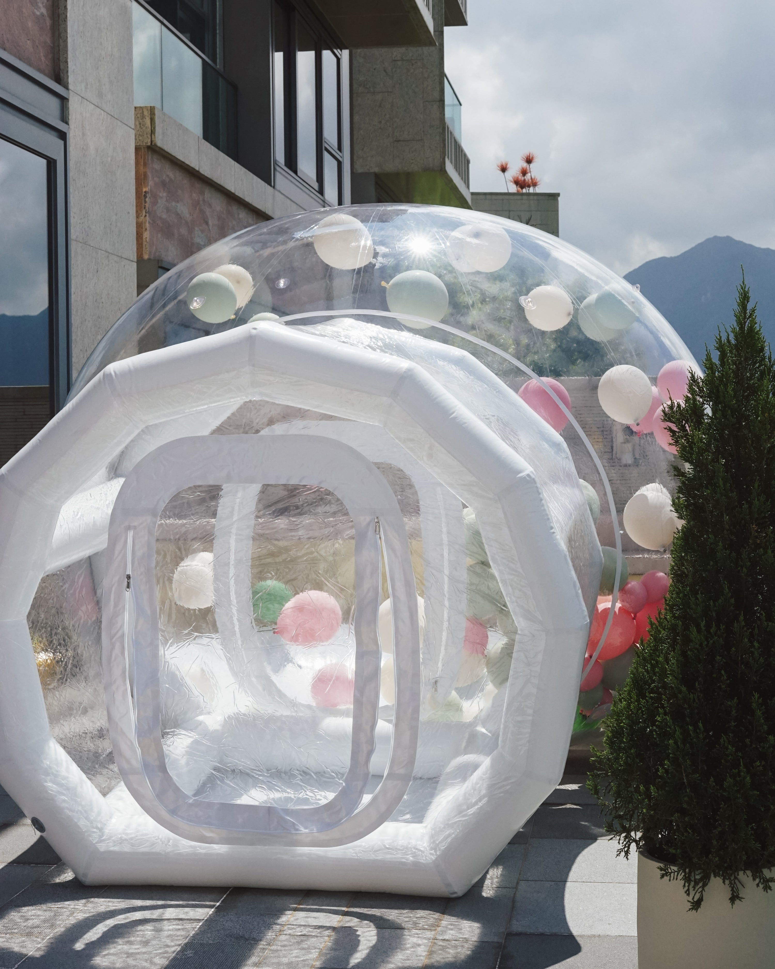 Bubble House 3m sphere + 2m corridor