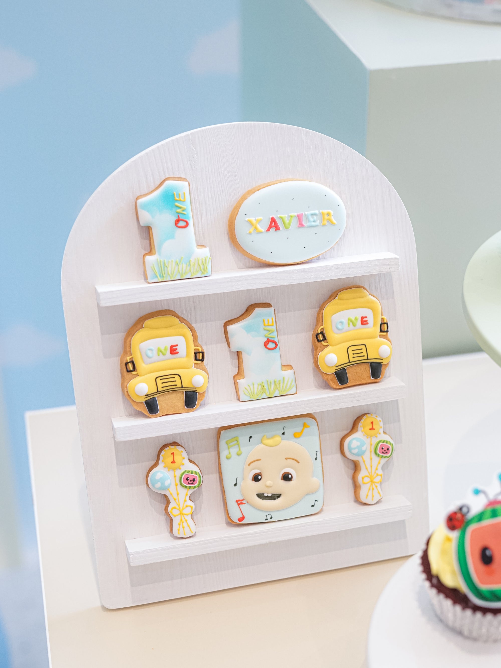 Confectionery Display Wooden Stand