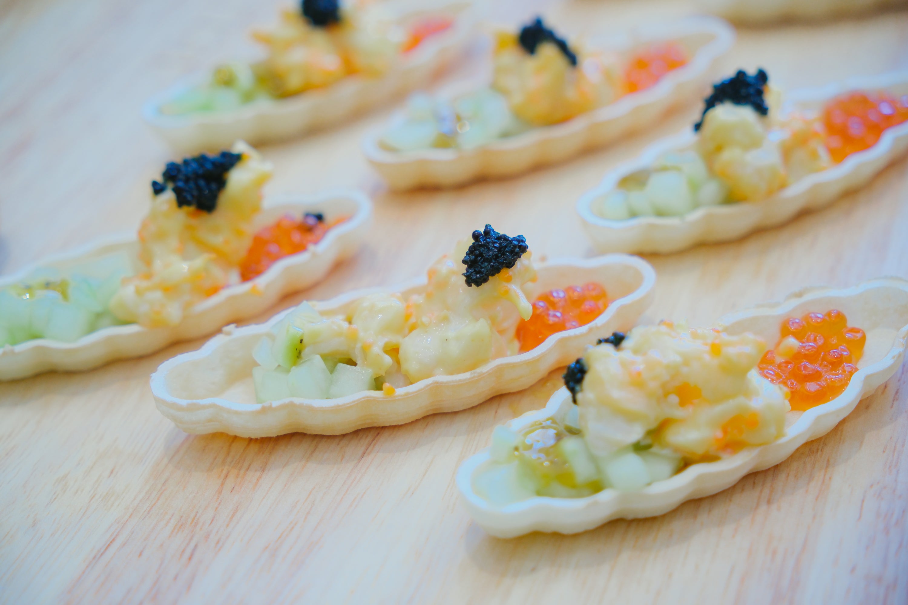 Lobster Biscuit w/ Cucumber & Mango Dressing