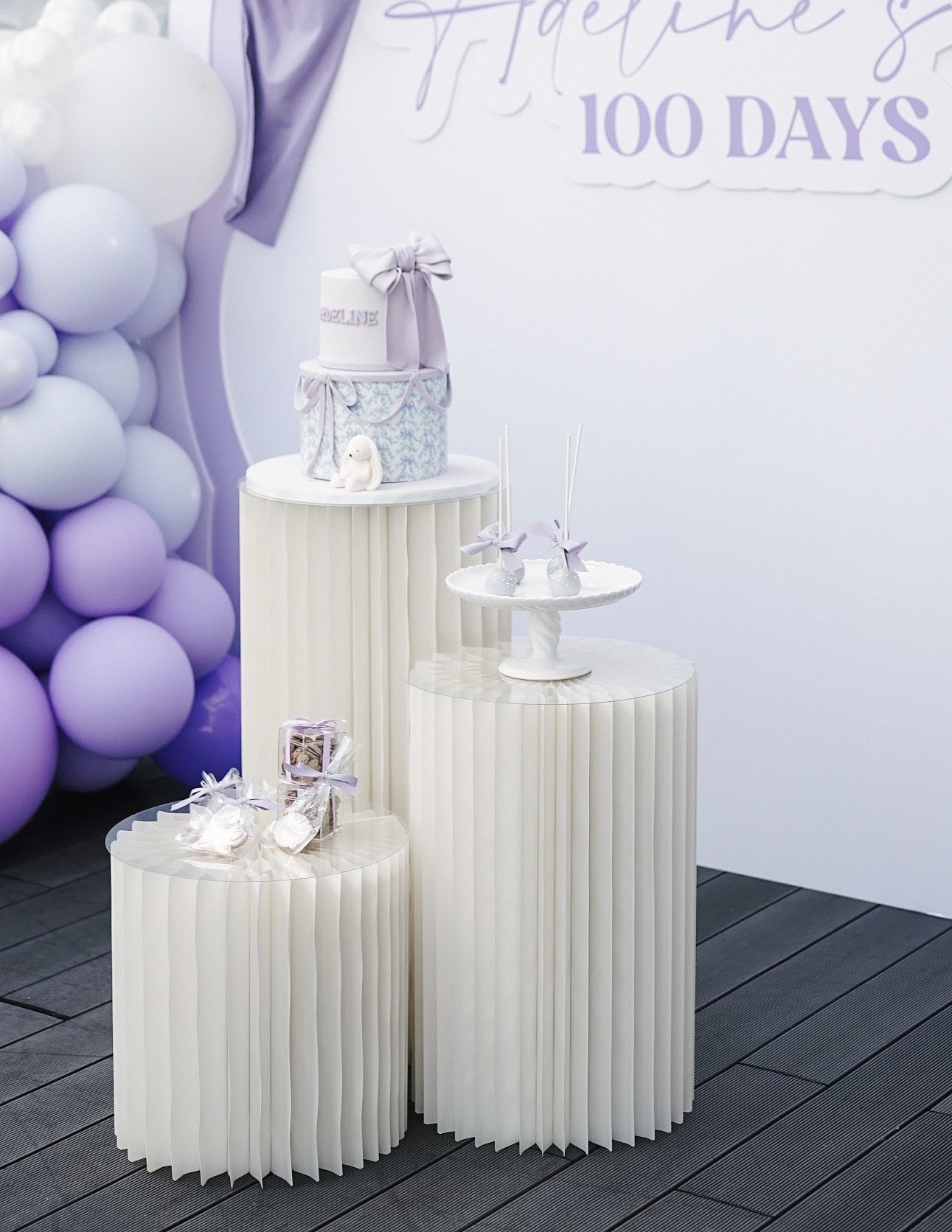 Pleated Style Plinths