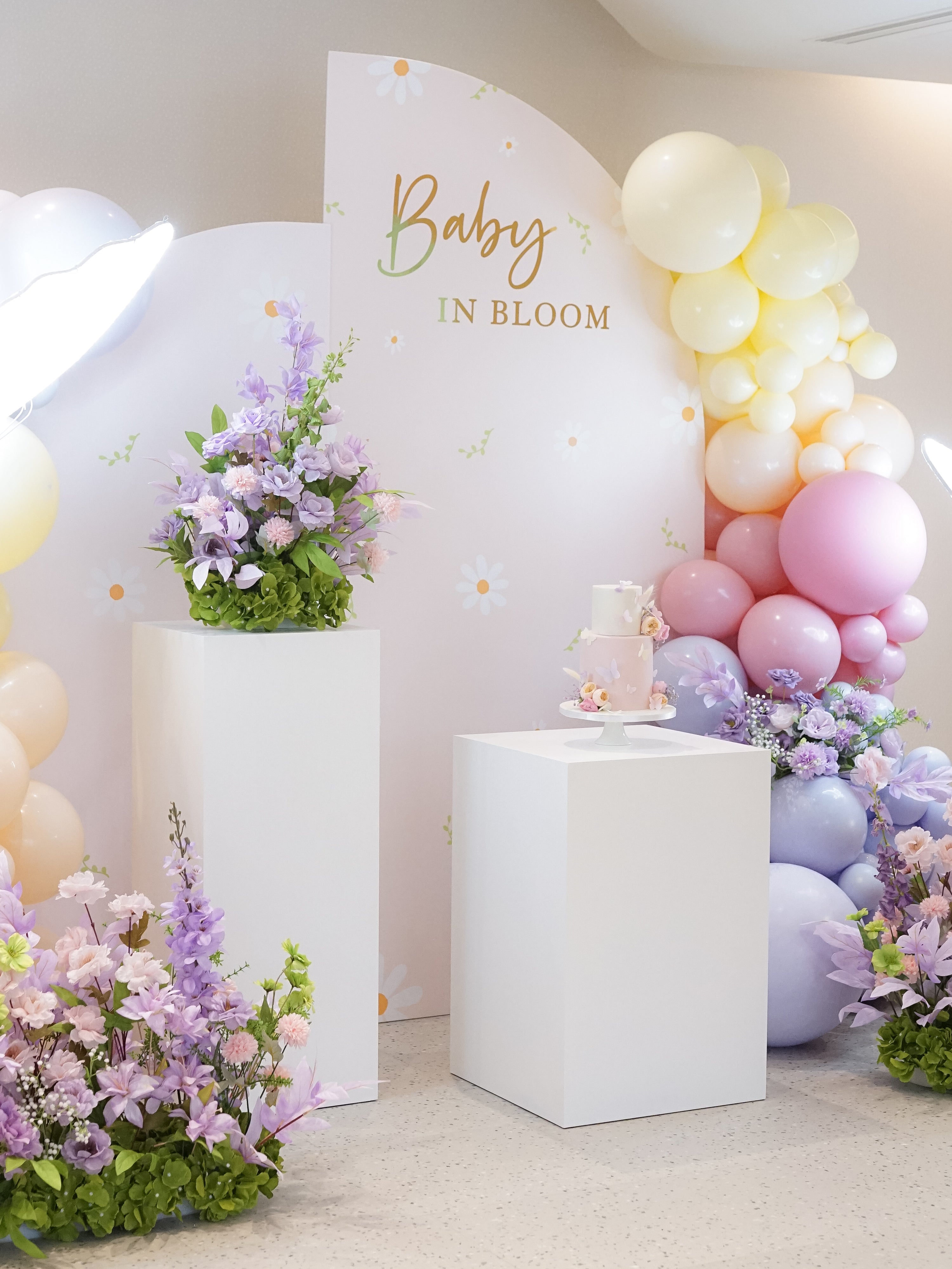 White Square Plinths