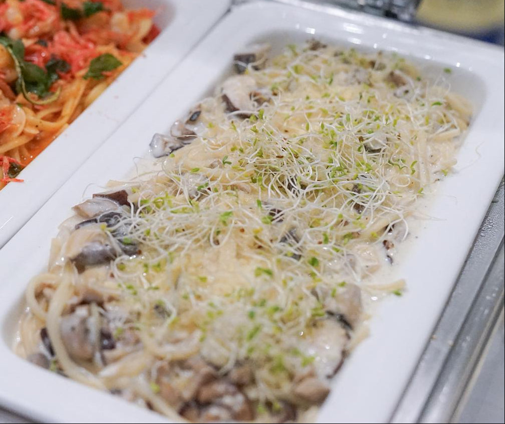 Creamy Mushroom Spaghetti